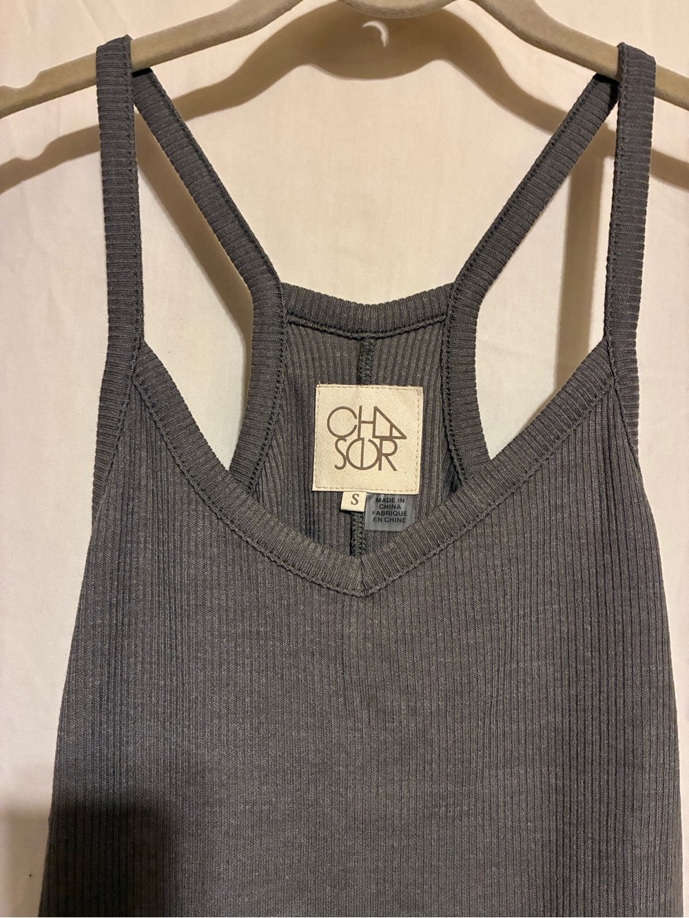Chaser Ribbed Strappy Racerback Tank Top - Picture 4 of 9